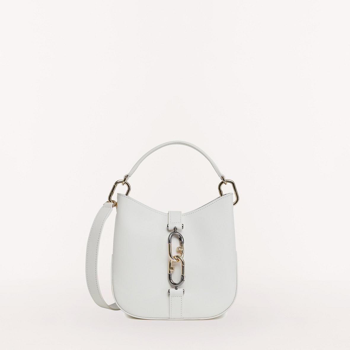 Bolso Bandolera Furla Colombia - Sirena Bolsos Mujer Blancas 457902RVE